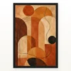 Abstract Earth Tones Clay Ochre Rajasthani Palette Art Photo Frame 20 Abstract Earth Tones Clay Ochre Rajasthani Palette Art Photo Frame mockup 1