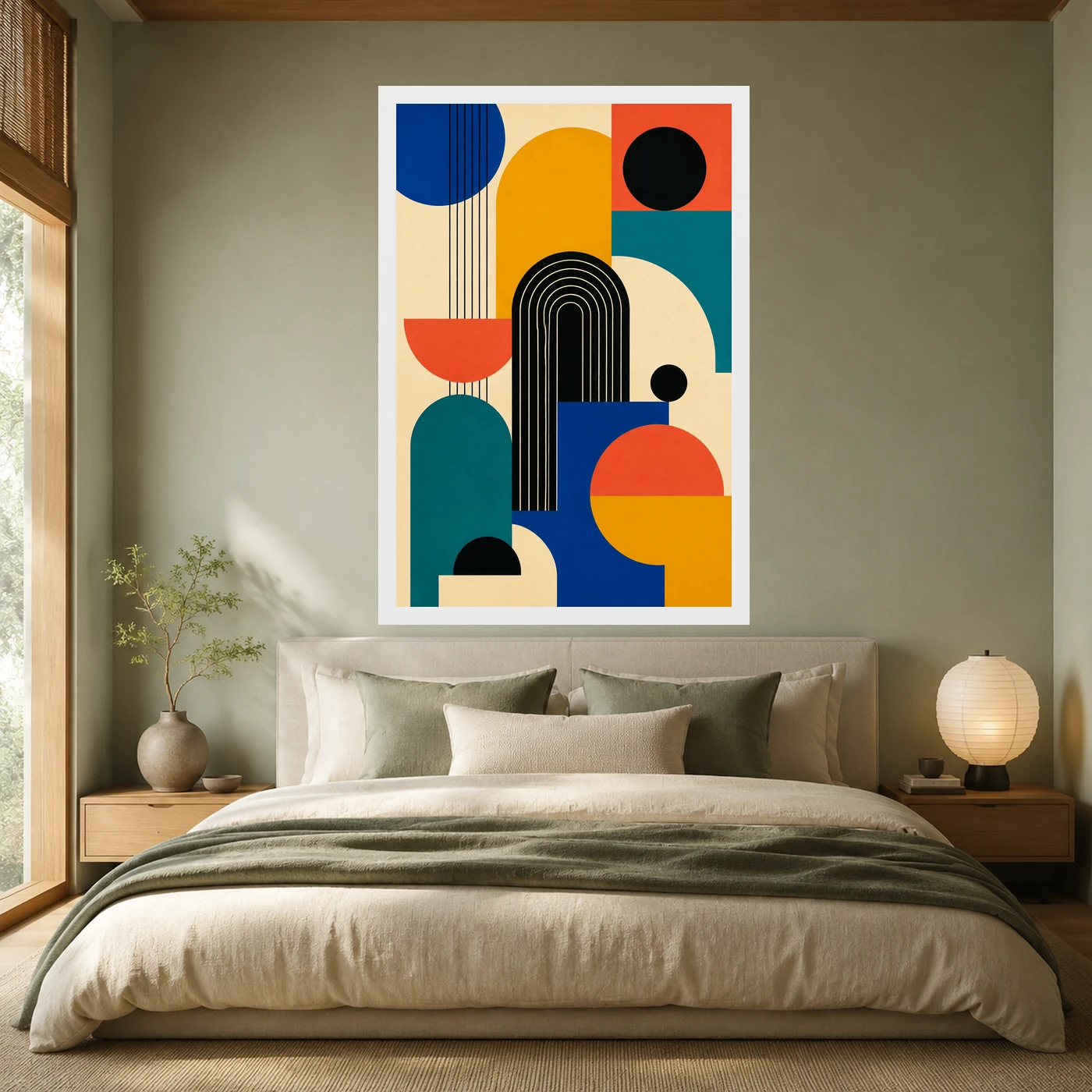 Abstract Color Blocks Mondrian Indian Modern Bold Art Photo Frame 6 Abstract Color Blocks Mondrian Indian Modern Bold Art Photo Frame mockup 6