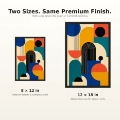 Abstract Color Blocks Mondrian Indian Modern Bold Art Photo Frame 17 Abstract Color Blocks Mondrian Indian Modern Bold Art Photo Frame mockup 8