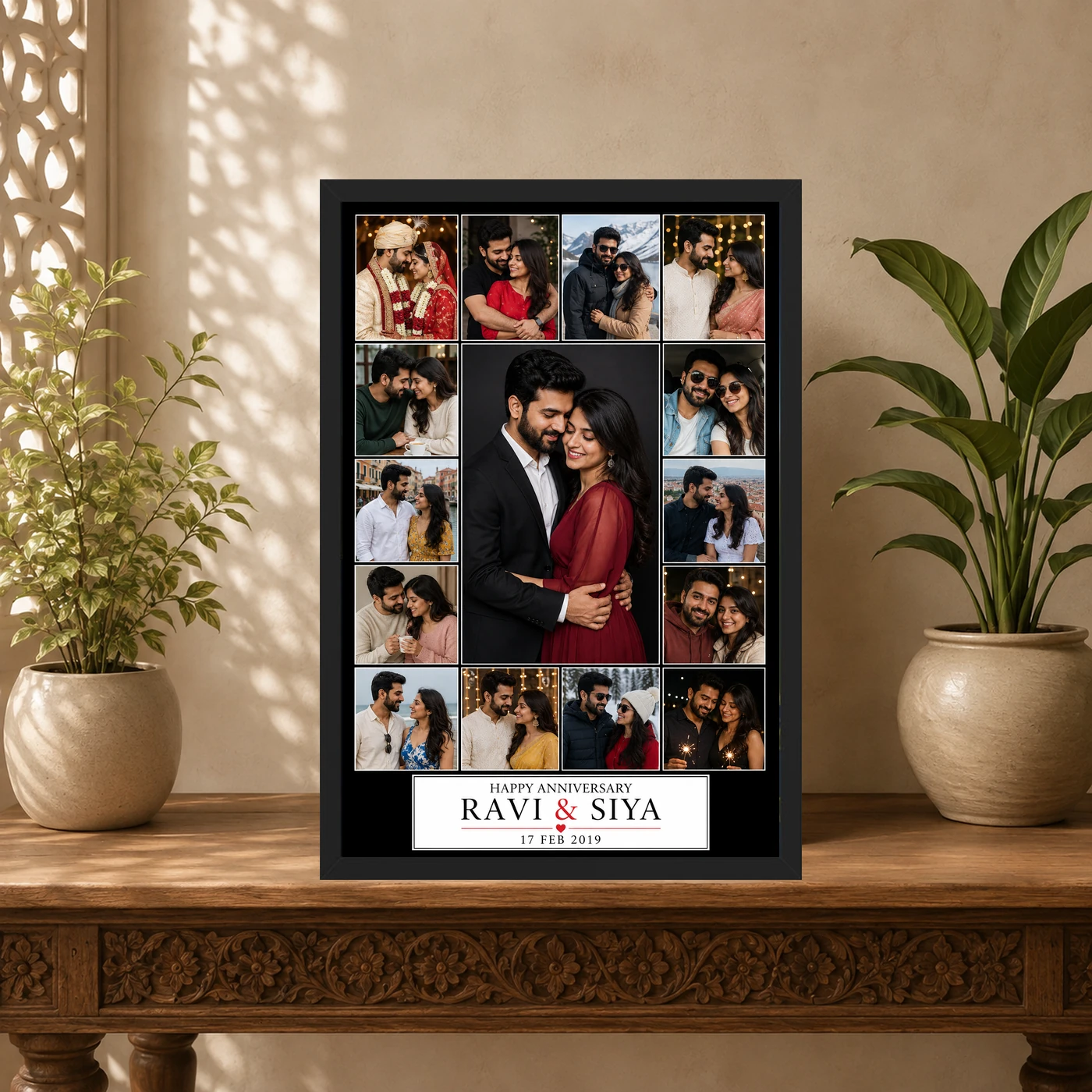 Wedding Anniversary Black Gold Luxury Elegant Couple Photo Frame 5 Wedding Anniversary Black Gold Luxury Elegant Couple Photo Frame mockup 5