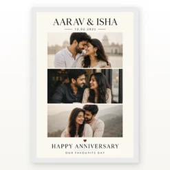 Wedding Anniversary Pastel Soft Love Poem Dreamy Couple Photo Frame mockup 2
