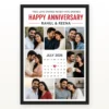 Wedding Anniversary Polaroid Couple Candid Vintage Memories Photo Frame mockup 1