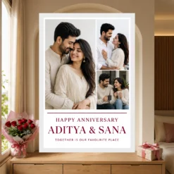 Wedding Anniversary Romantic Couple Portrait Love Illustration Photo Frame 15 Wedding Anniversary Romantic Couple Portrait Love Illustration Photo Frame mockup 6
