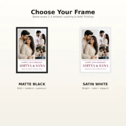 Wedding Anniversary Romantic Couple Portrait Love Illustration Photo Frame 16 Wedding Anniversary Romantic Couple Portrait Love Illustration Photo Frame mockup 7