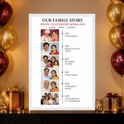 Parents Anniversary Vintage Scrapbook Family Memory Photo Frame 19 Parents Anniversary Vintage Scrapbook Family Memory Photo Frame mockup 10