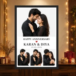 Anniversary Photo Collage 4 Images Vintage Heart Love Photo Frame 13 Anniversary Photo Collage 4 Images Vintage Heart Love Photo Frame mockup 4