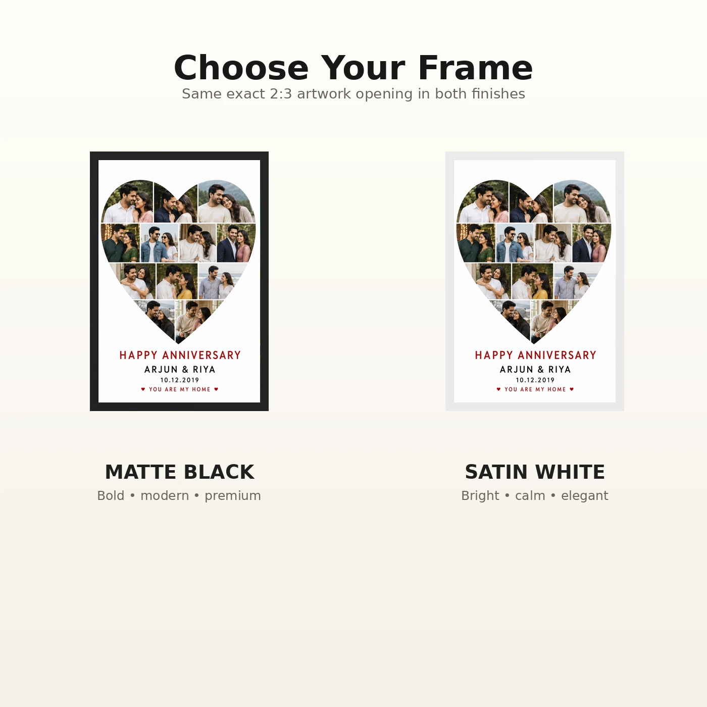 Anniversary Heart Shape Photo Collage Love Romantic Photo Frame 7 Anniversary Heart Shape Photo Collage Love Romantic Photo Frame mockup 7