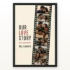 Anniversary Polaroid Strip Film Memories Couple Vintage Photo Frame mockup 1