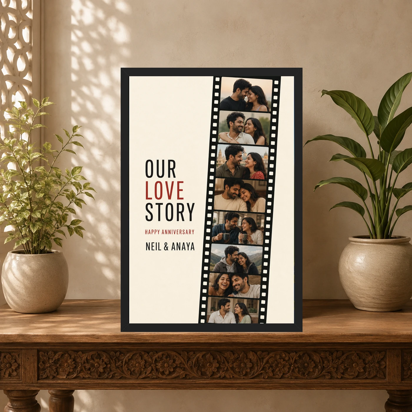 Anniversary Polaroid Strip Love Journey Candid Photos Photo Frame 5 Anniversary Polaroid Strip Love Journey Candid Photos Photo Frame mockup 5