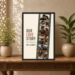 Anniversary Polaroid Strip Film Memories Couple Vintage Photo Frame 14 Anniversary Polaroid Strip Film Memories Couple Vintage Photo Frame mockup 5