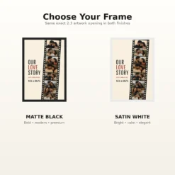 Anniversary Polaroid Strip Film Memories Couple Vintage Photo Frame 16 Anniversary Polaroid Strip Film Memories Couple Vintage Photo Frame mockup 7