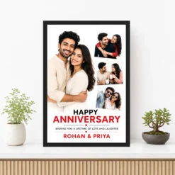 Happy Anniversary Heartfelt Wishes Floral Romantic Couple Photo Frame 12 Happy Anniversary Heartfelt Wishes Floral Romantic Couple Photo Frame mockup 3