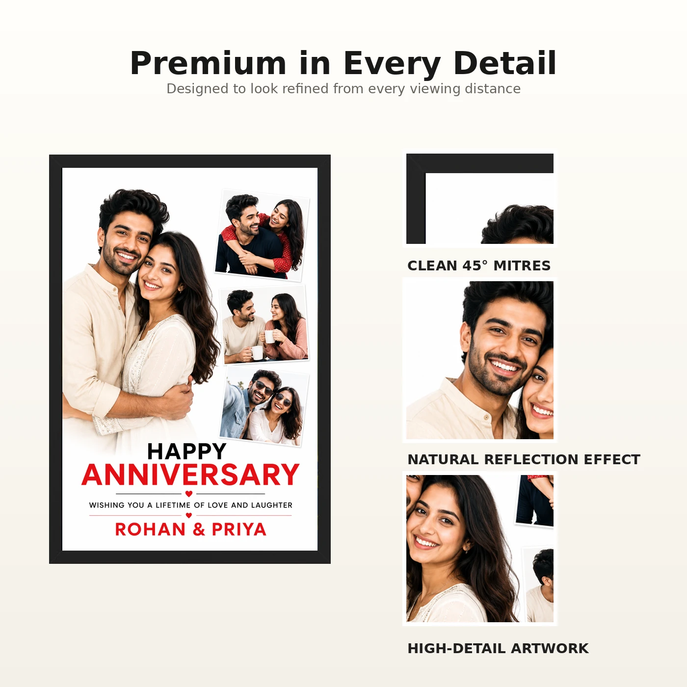 Happy Anniversary Heartfelt Wishes Floral Romantic Couple Photo Frame 9 Happy Anniversary Heartfelt Wishes Floral Romantic Couple Photo Frame mockup 9
