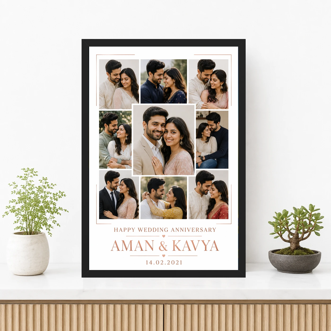 Anniversary Photo Collage Frame Romantic Love Memories Couple Photo Frame 3 Anniversary Photo Collage Frame Romantic Love Memories Couple Photo Frame mockup 3