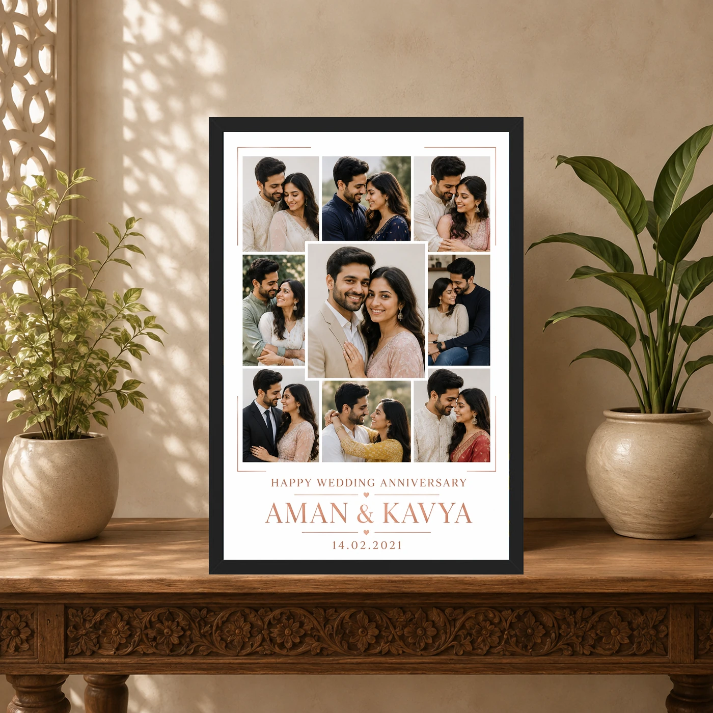 Anniversary Photo Collage Frame Romantic Love Memories Couple Photo Frame 5 Anniversary Photo Collage Frame Romantic Love Memories Couple Photo Frame mockup 5