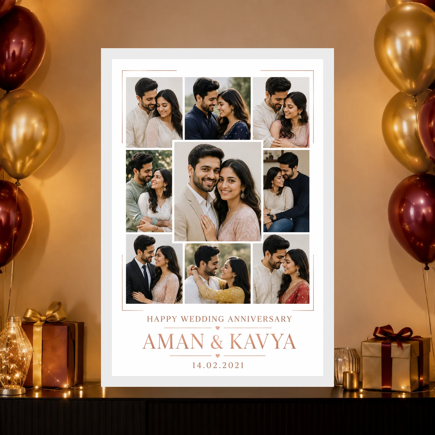 Anniversary Photo Collage Frame Romantic Love Memories Couple Photo Frame 10 Anniversary Photo Collage Frame Romantic Love Memories Couple Photo Frame mockup 10