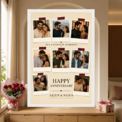 Collage Photo Frame for Anniversary Black Gold Luxury Memories Photo Frame 15 Collage Photo Frame for Anniversary Black Gold Luxury Memories Photo Frame mockup 6