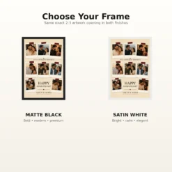 Collage Photo Frame for Anniversary Black Gold Luxury Memories Photo Frame 16 Collage Photo Frame for Anniversary Black Gold Luxury Memories Photo Frame mockup 7