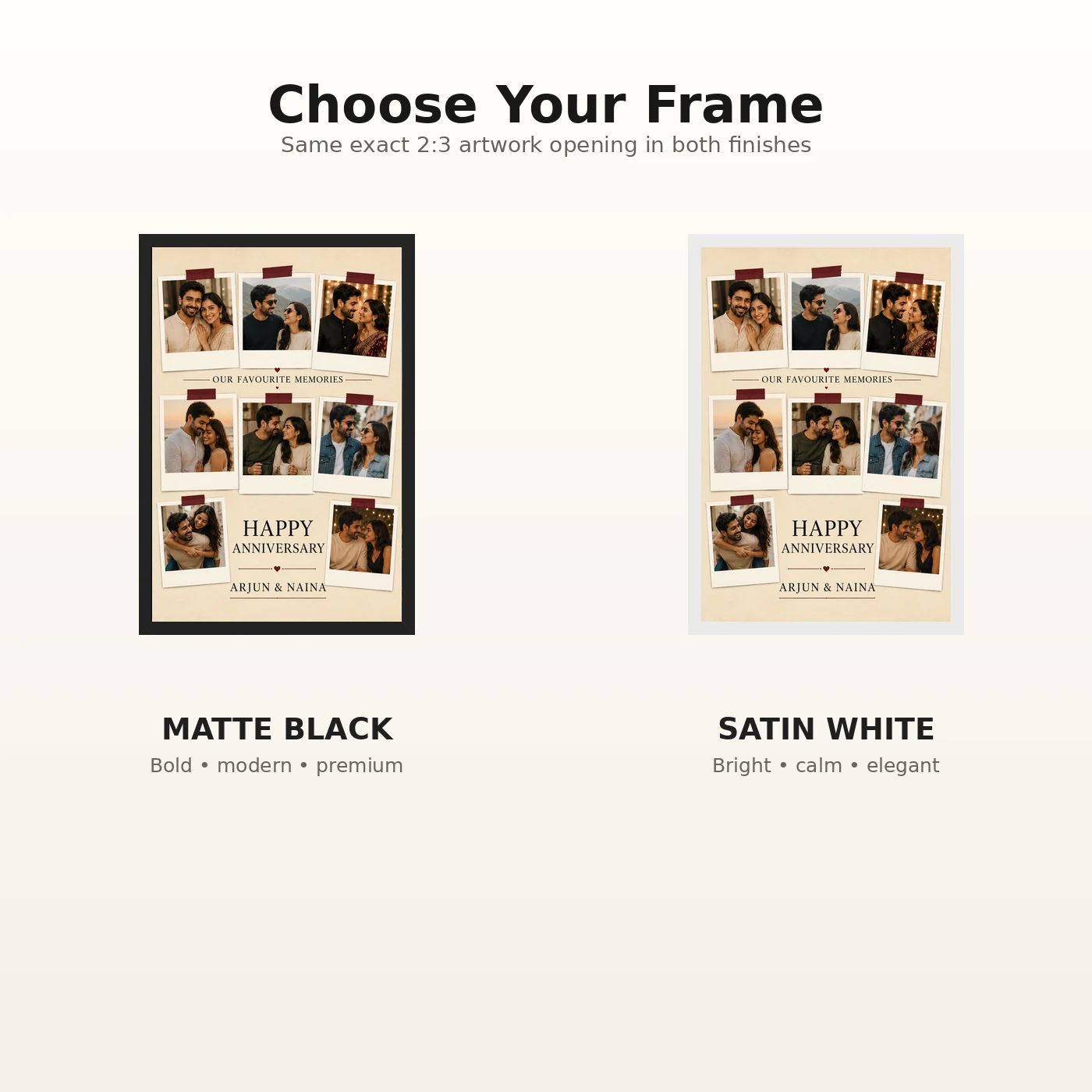 Collage Photo Frame for Anniversary Black Gold Luxury Memories Photo Frame 7 Collage Photo Frame for Anniversary Black Gold Luxury Memories Photo Frame mockup 7