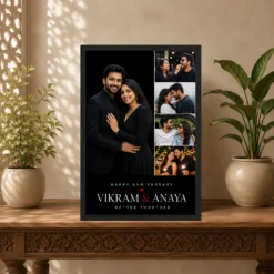 Best Couple Photo Frame Black Gold Stylish Premium Photo Frame mockup 5