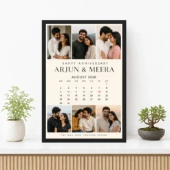 Couple Frame Design Stylish Boho Artistic Love Wall Photo Frame mockup 3