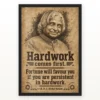 APJ Abdul Kalam Hard Work and Fortune Quote Photo Frame 20 APJ Abdul Kalam Hard Work and Fortune Quote Photo Frame showing a rugged vintage kraft poster about persistence, hard work and fortune – Black Frame Main View