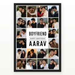 Birthday Gift for Boyfriend Photo Frame Special Memories mockup 1