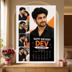 Customized Boyfriend Birthday Frame with Photo | Personalized Birthday Gift Frame 15 Customized Boyfriend Birthday Frame with Photo | Personalized Birthday Gift Frame mockup 6