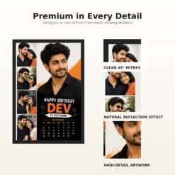 Customized Boyfriend Birthday Frame with Photo | Personalized Birthday Gift Frame 18 Customized Boyfriend Birthday Frame with Photo | Personalized Birthday Gift Frame mockup 9