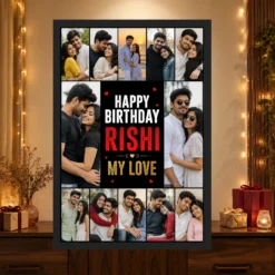 Boyfriend Photo Frame Birthday Gift Idea Collage 13 Boyfriend Photo Frame Birthday Gift Idea Collage mockup 4