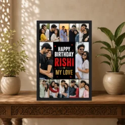 Boyfriend Photo Frame Birthday Gift Idea Collage 14 Boyfriend Photo Frame Birthday Gift Idea Collage mockup 5