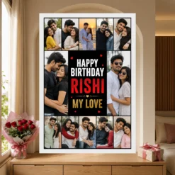 Boyfriend Photo Frame Birthday Gift Idea Collage 15 Boyfriend Photo Frame Birthday Gift Idea Collage mockup 6