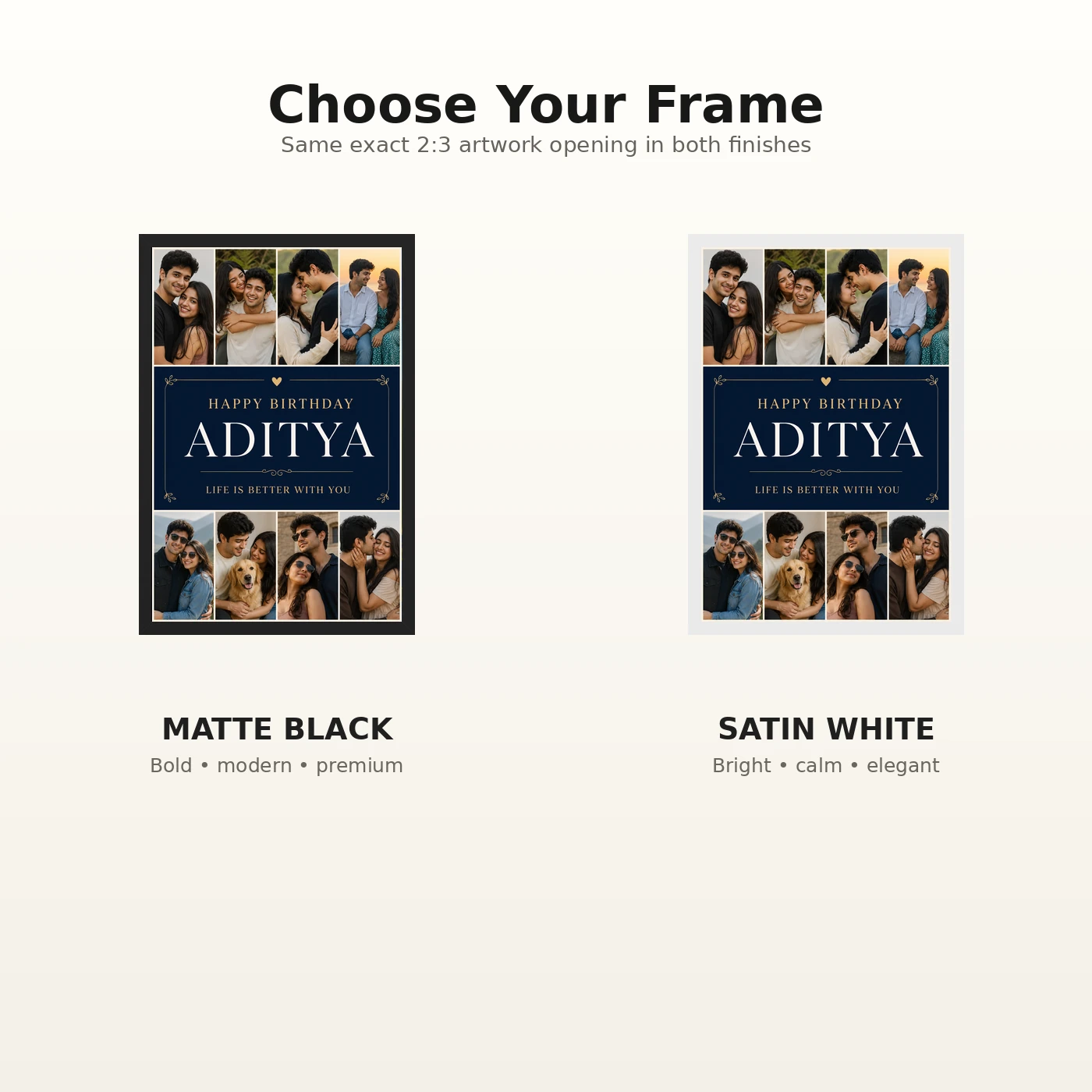 Birthday Frame Boyfriend Girlfriend Love Quote Multi Photo 7 Birthday Frame Boyfriend Girlfriend Love Quote Multi Photo mockup 7