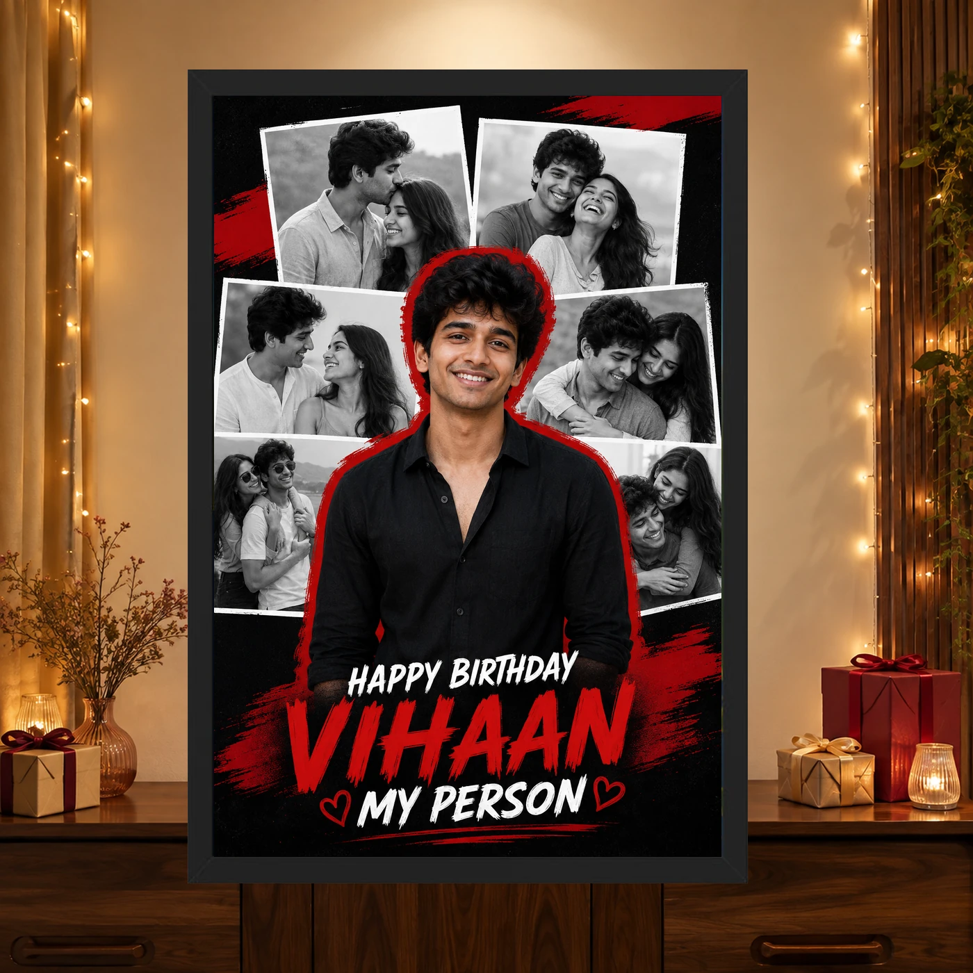 Boyfriend Birthday Photo Frame Love Quotes and Wishes 4 Boyfriend Birthday Photo Frame Love Quotes and Wishes mockup 4