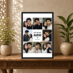Birthday Photo Frame for Boyfriend Gift Classic Design mockup 5