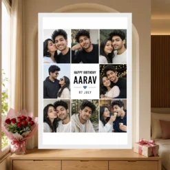 Birthday Photo Frame for Boyfriend Gift Classic Design mockup 6