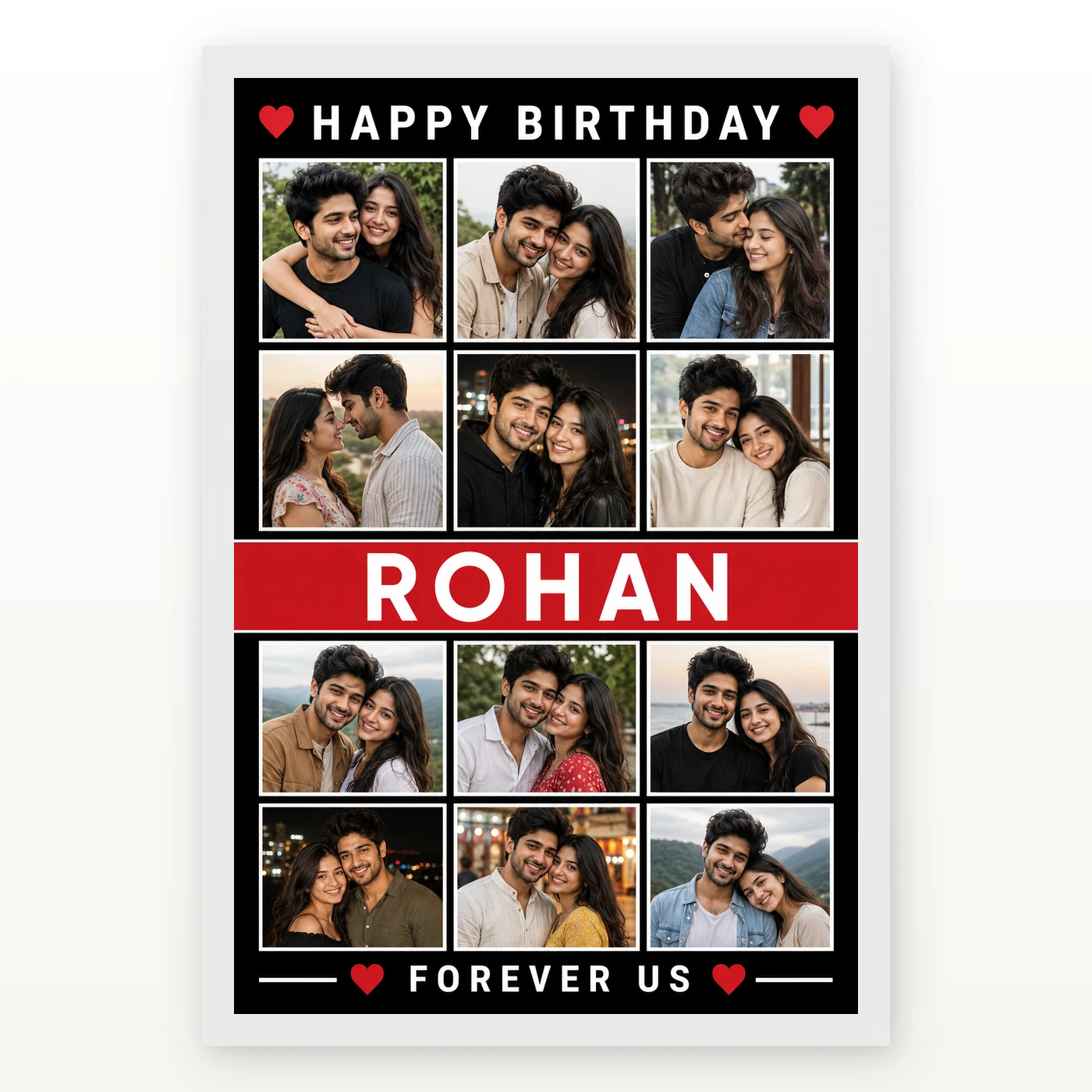 Birthday Photo Frame for Boyfriend New Design 2 Birthday Photo Frame for Boyfriend New Design mockup 2
