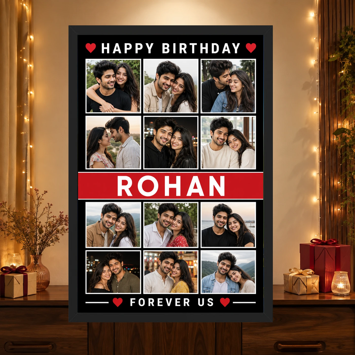 Birthday Photo Frame for Boyfriend New Design 4 Birthday Photo Frame for Boyfriend New Design mockup 4