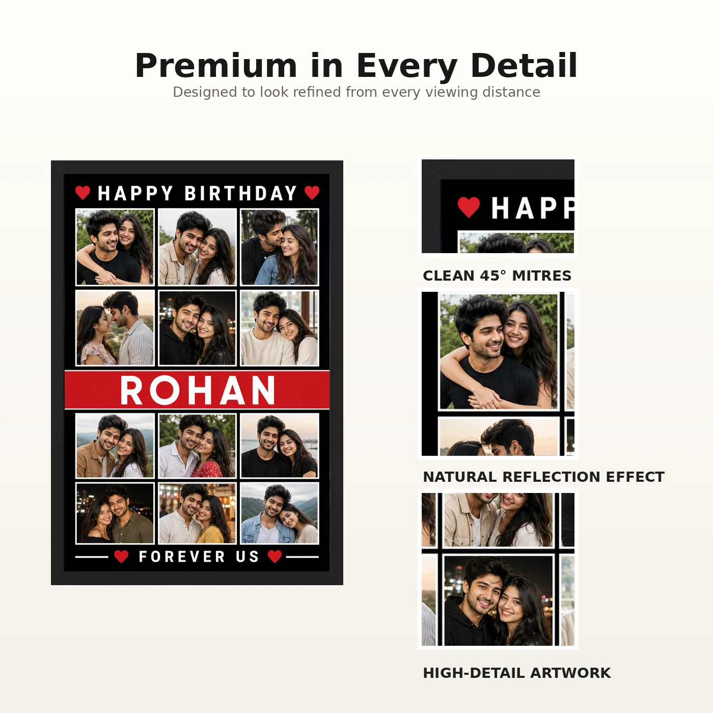 Birthday Photo Frame for Boyfriend New Design 9 Birthday Photo Frame for Boyfriend New Design mockup 9