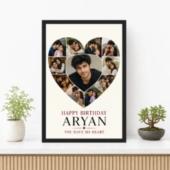 Boyfriend Girlfriend Photo Frame Birthday Couple Collage 12 Boyfriend Girlfriend Photo Frame Birthday Couple Collage mockup 3