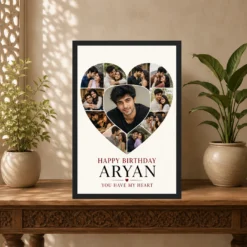Boyfriend Girlfriend Photo Frame Birthday Couple Collage 14 Boyfriend Girlfriend Photo Frame Birthday Couple Collage mockup 5