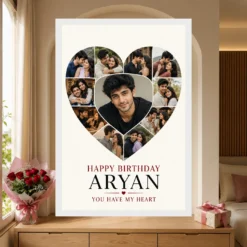 Boyfriend Girlfriend Photo Frame Birthday Couple Collage 15 Boyfriend Girlfriend Photo Frame Birthday Couple Collage mockup 6