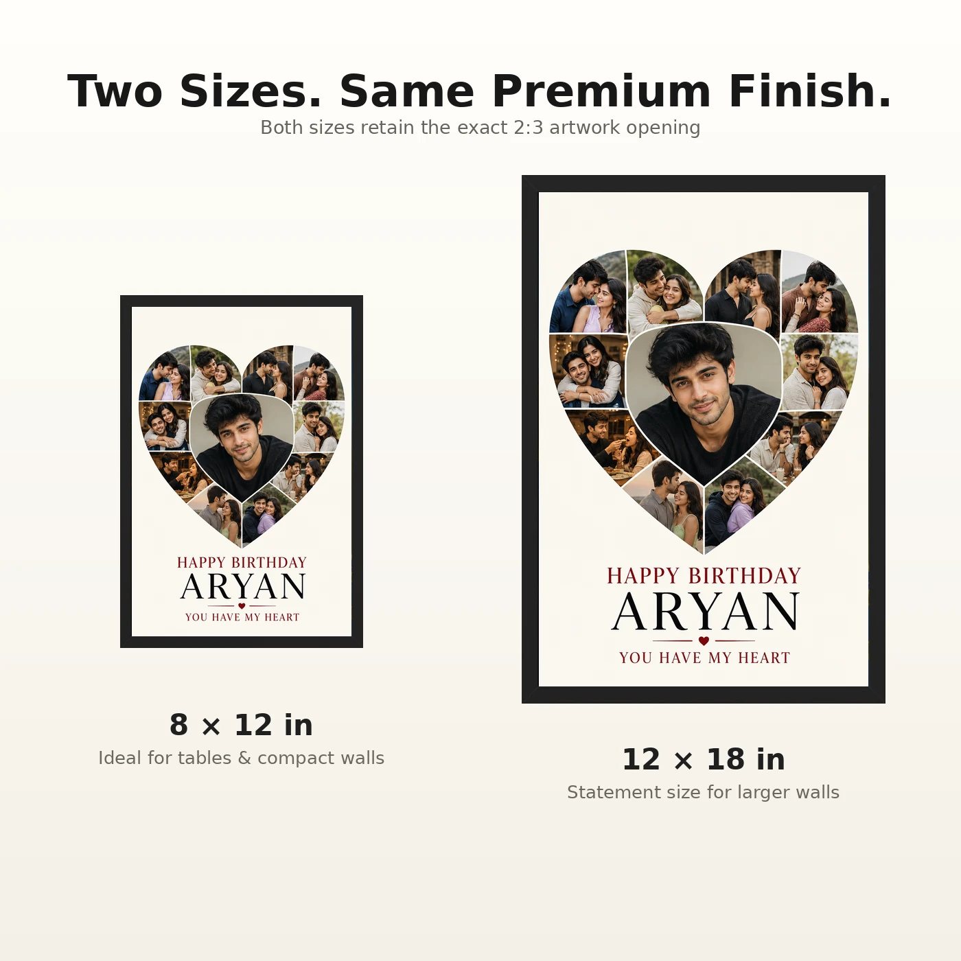 Boyfriend Girlfriend Photo Frame Birthday Couple Collage 8 Boyfriend Girlfriend Photo Frame Birthday Couple Collage mockup 8