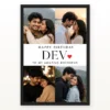 Photo Frame for Boyfriend Birthday Couple 5 Photo mockup 1
