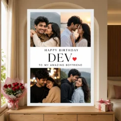 Photo Frame for Boyfriend Birthday Couple 5 Photo 15 Photo Frame for Boyfriend Birthday Couple 5 Photo mockup 6