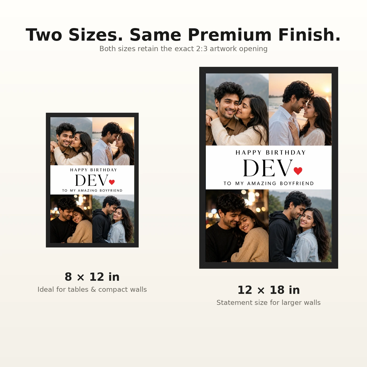 Photo Frame for Boyfriend Birthday Couple 5 Photo 8 Photo Frame for Boyfriend Birthday Couple 5 Photo mockup 8