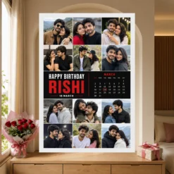 Customised Photo Frame for Boyfriend Birthday 15 Customised Photo Frame for Boyfriend Birthday mockup 6