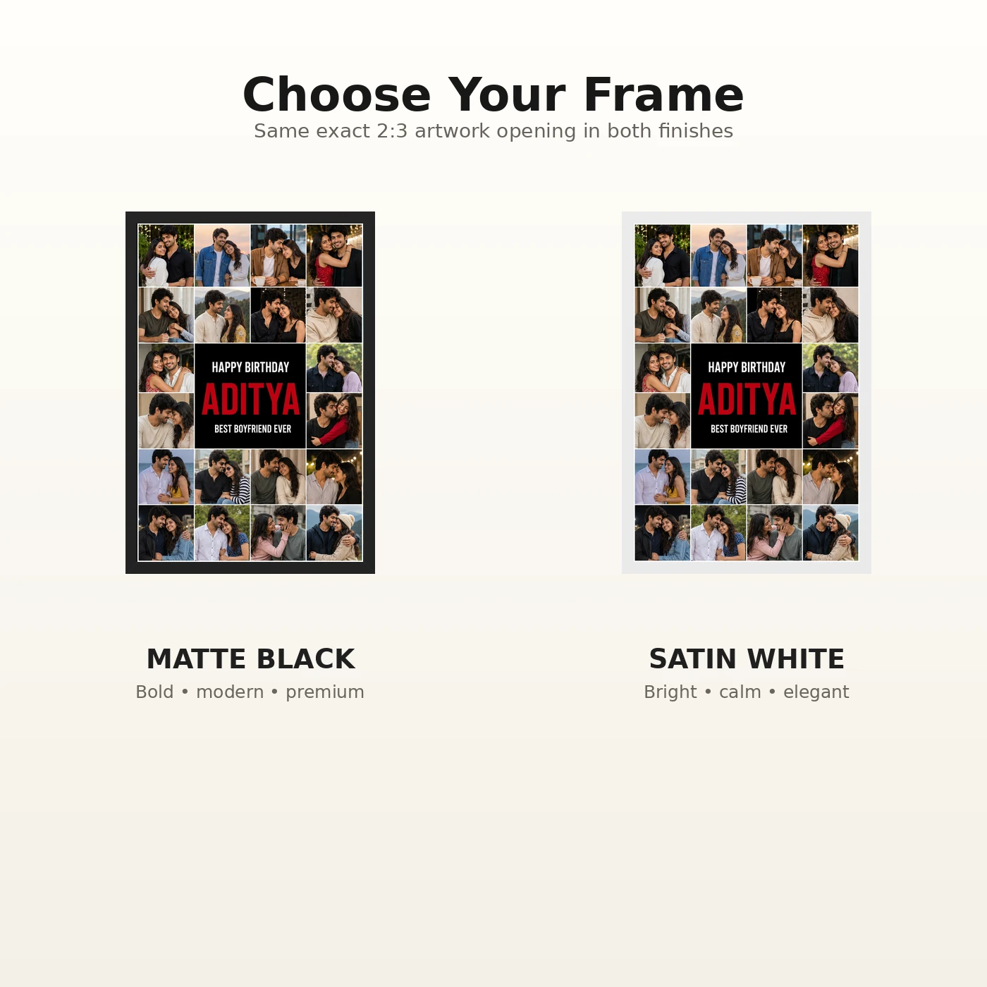Personalized Editorial Filmstrip Photo Grid Frame With Message 7 Personalized Editorial Filmstrip Photo Grid Frame With Message mockup 7