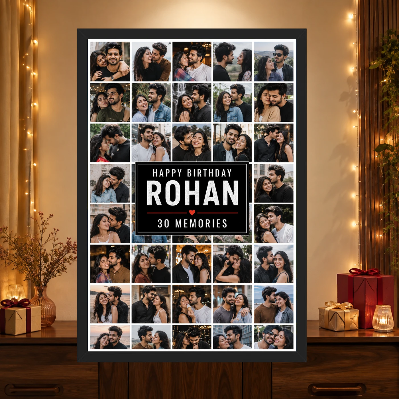 Photo Frame Gift Ideas for Boyfriend Birthday Unique Design 4 Photo Frame Gift Ideas for Boyfriend Birthday Unique Design mockup 4