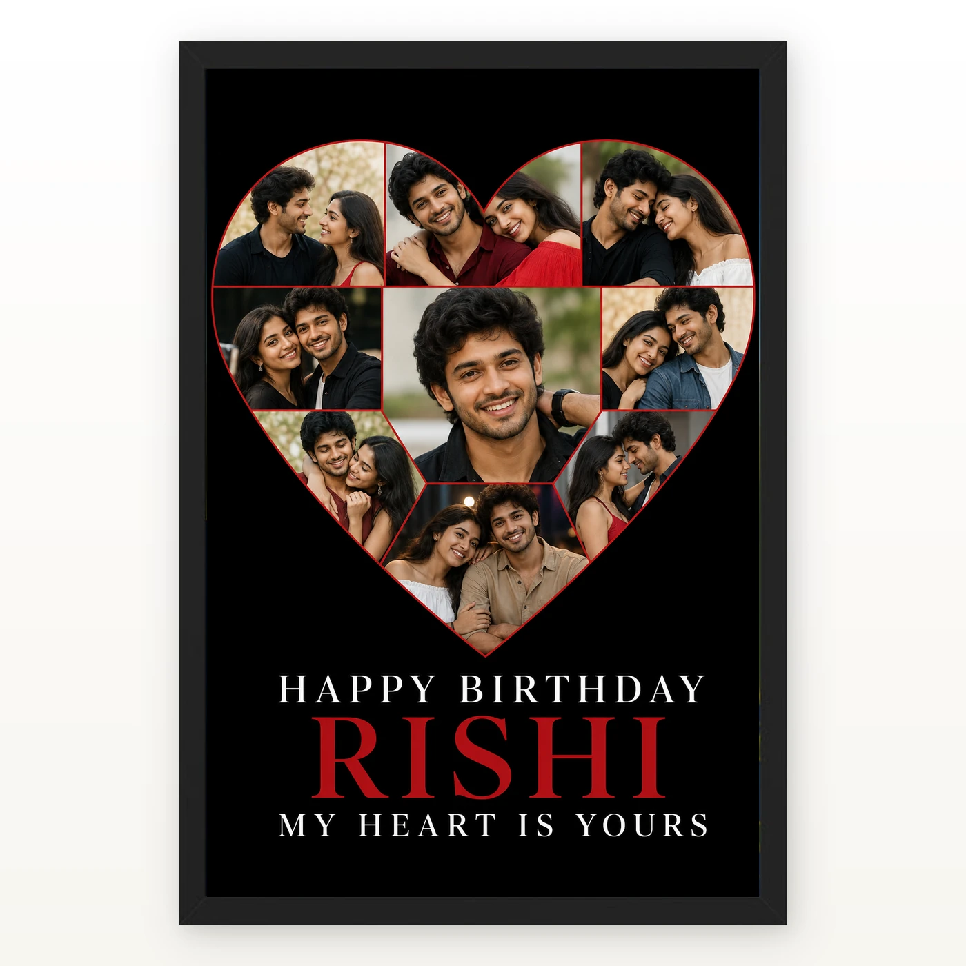 Birthday Gift for Boyfriend Photo Frame Romantic Couple 1 Birthday Gift for Boyfriend Photo Frame Romantic Couple mockup 1